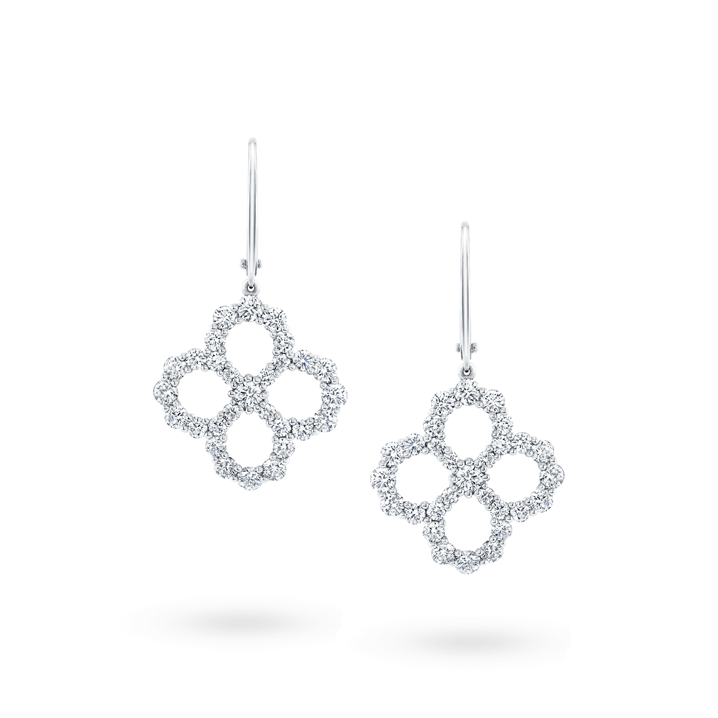 Diamond Loop钻石耳环正面视图