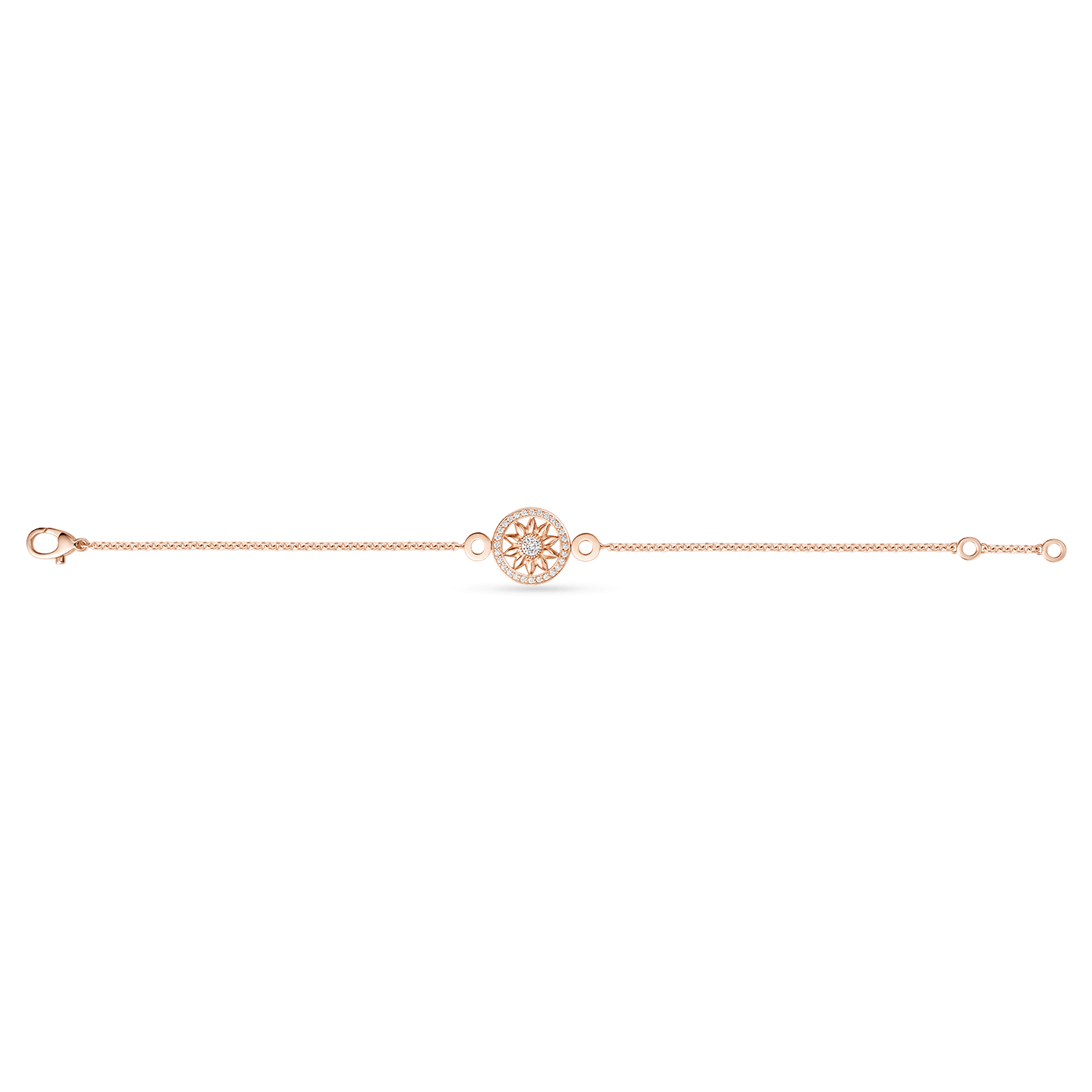 Vue rapprochée de Bracelet Winston Gates en or rose et diamants