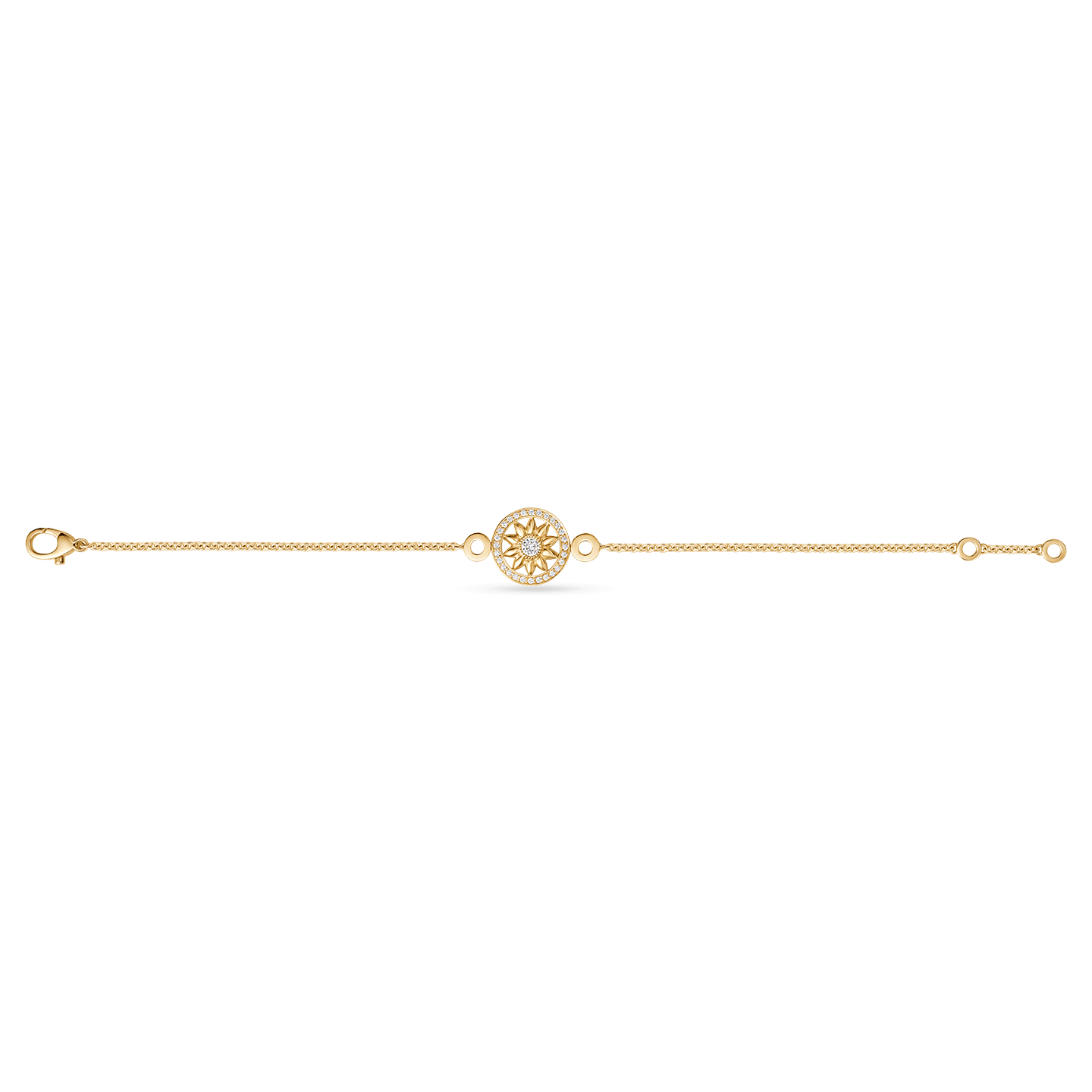 Vue rapprochée de Bracelet Winston Gates en or jaune et diamant